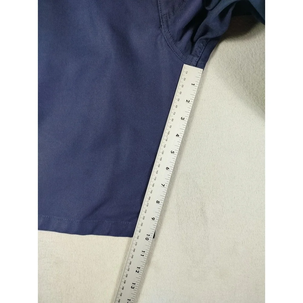 Carhartt Cargo‎ Shorts Mens 36 Blue Relaxed Fit Canvas Stretch Workwear Durable